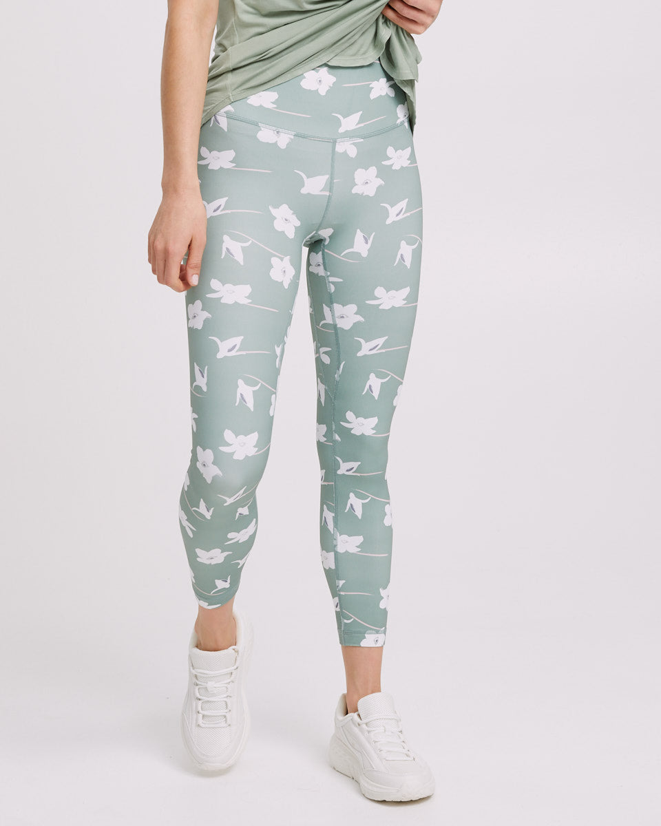 Postpartum Activewear Leggings - Khaki - Peachymama Australia 6