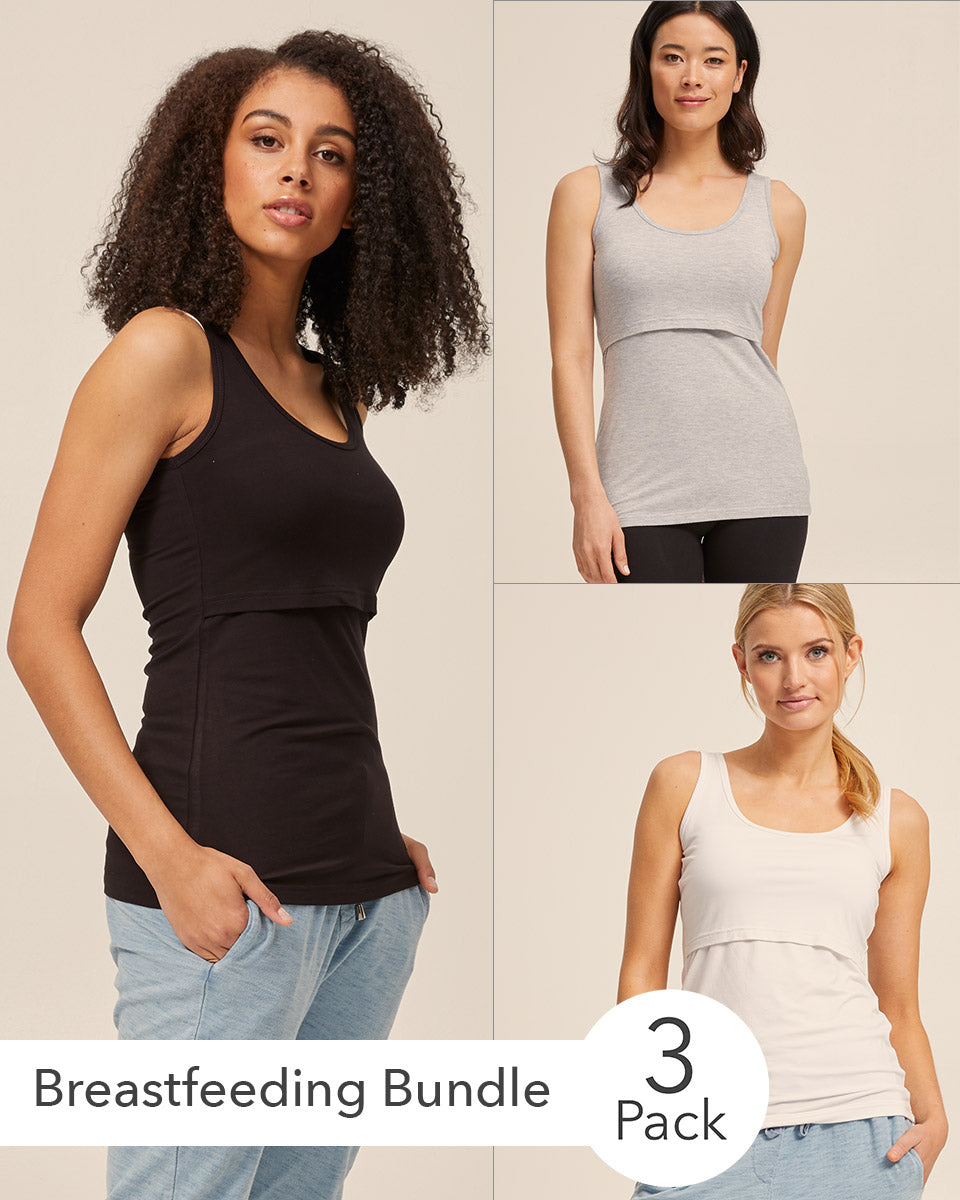 Essential Nursing Tank Bundle - Peachymama