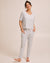 Bamboo Tee Nursing Pyjama Set - Peachymama - 2