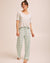 Button Tee Bamboo Breastfeeding Pyjama Set - Grey - Peachymama - 2