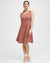 Pinafore Breastfeeding Dress - Rust Polkadot - Peachymama - 2