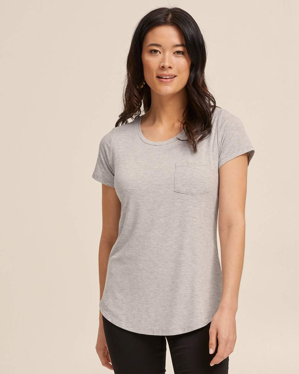 Organic Postpartum Leggings &amp; Nursing Tee Bundle