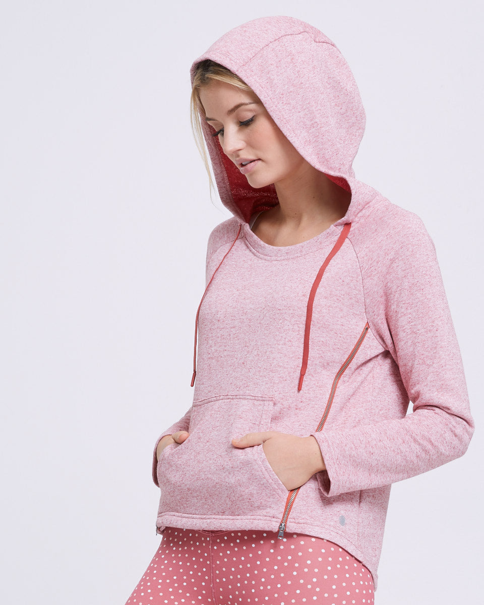 Zip Up Nursing Hoodie - Rosetta - Peachymama - 4