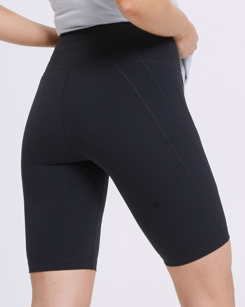 Ultimate postpartum compression shorts side view