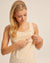 Bamboo Nursing Tank in Yellow Stripe - Peachymama - 2