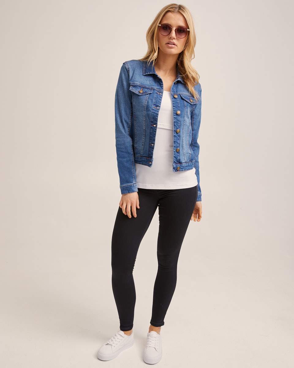 Organic Postpartum Leggings &amp; Nursing Tee Bundle - Peachymama