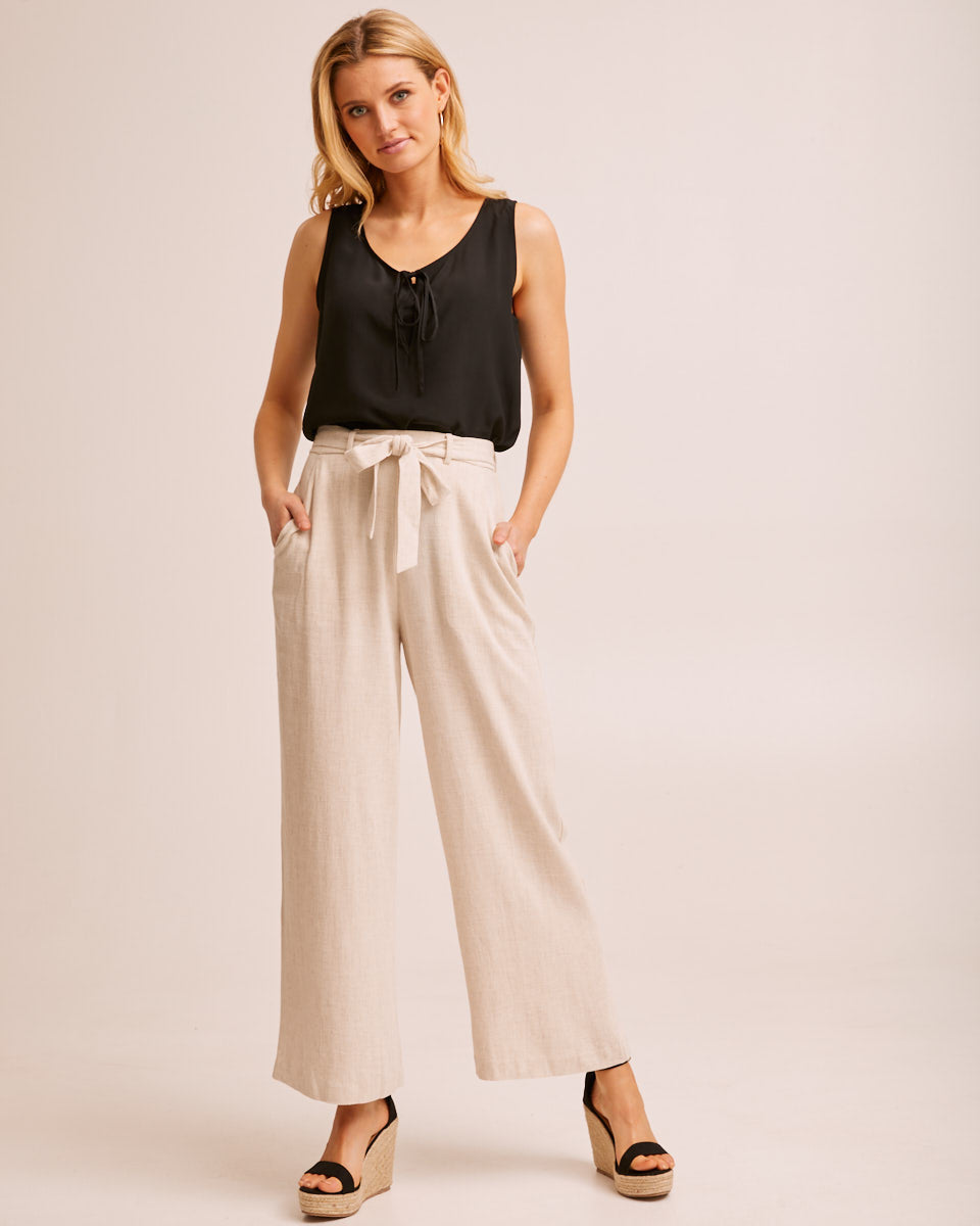 Drawstring Nursing Top - Black - Peachymama