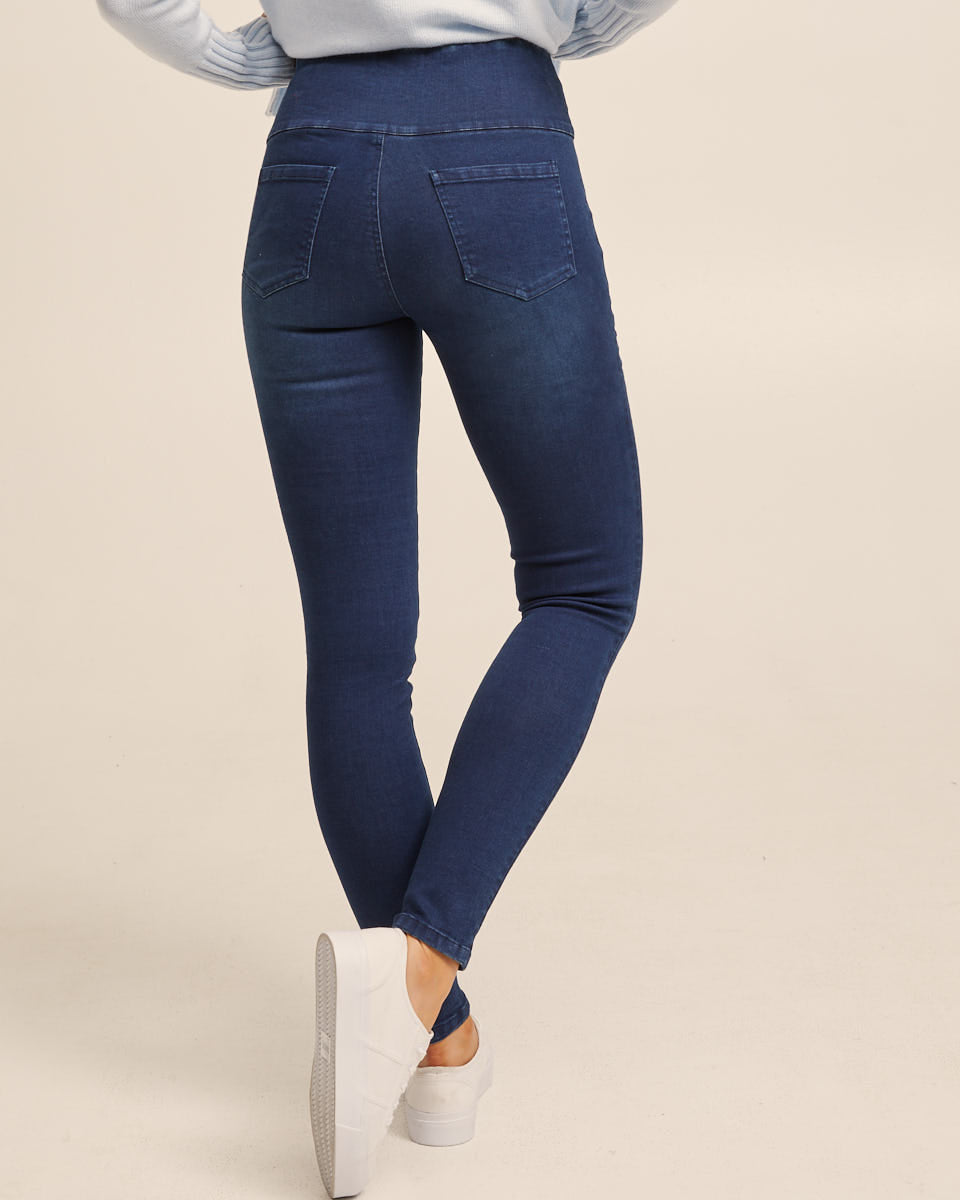 Postpartum Pants Denim Jeans Blue 5