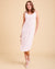 Nursing Tank Dress - Rust & Pink Stripe - Peachymama