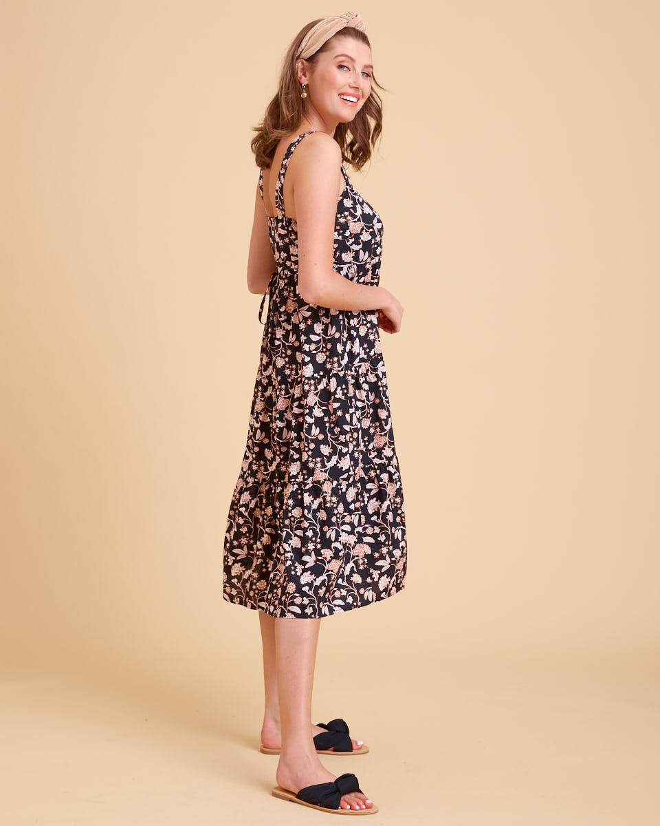 Summer Days Nursing Dress - Indy Print - Peachymama