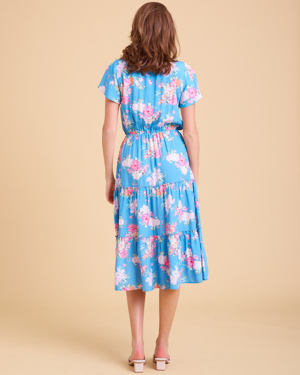 Honeysuckle Midi Nursing Dress - Eden Floral