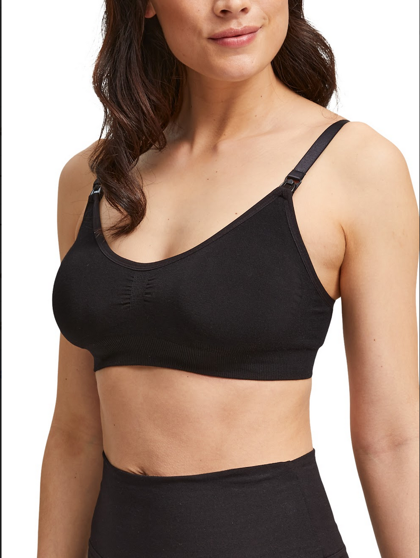Seamfree Nursing Bra - Black - Peachymama